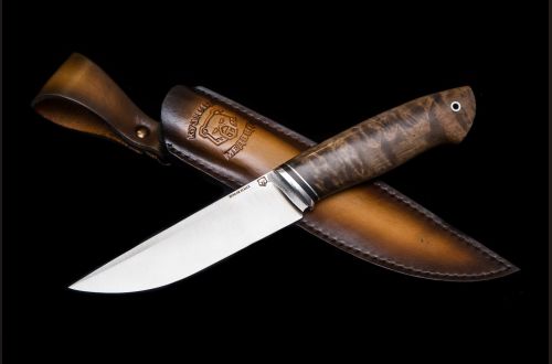 Нож Русский 2 <span>(Elmax, стабилизированная карельская берёза)</span>