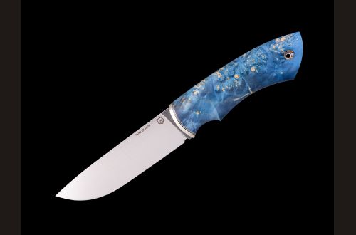 Нож Боровик-premium <span>(М398, стабилизированный кап клена)</span>