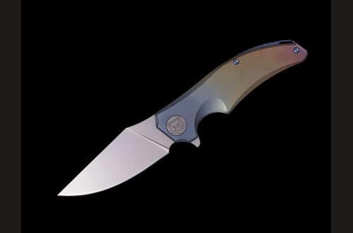 Складной нож "Таурус" <span>(М390, Титан цветной , Замок "Frame-Lock")</span>