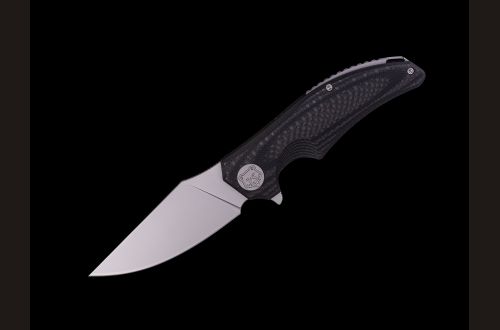 Складной нож "Таурус" <span>(N690, Карбон Черный, Замок "Liner-lock")</span>