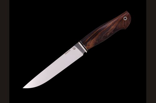 Нож Охотник <span>(М398, айронвуд)</span> мозаичный темлячный пин