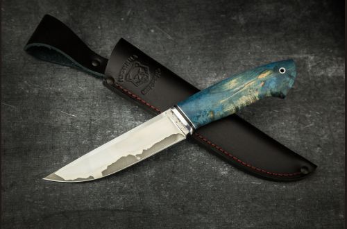 Нож Русский 2 <span>(Х12МФ в обкладках 95Х18 через никль, стабилизированная карельска береза)</span> 