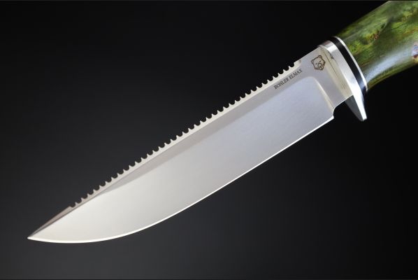 Нож Ерш <span>(Elmax, стабилизированная карельская береза)</span> формованные ножны
