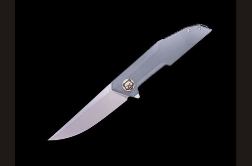 Складной нож "Вектор" <span>(Х12МФ, G-10, Замок "Liner-lock")</span> серый