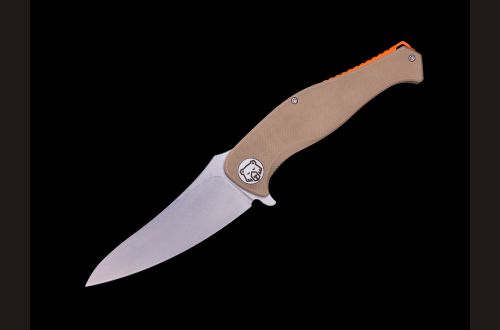 Складной нож "Афалина" <span>(Х12МФ, G-10, Замок "Liner-lock")</span> цвет песочный