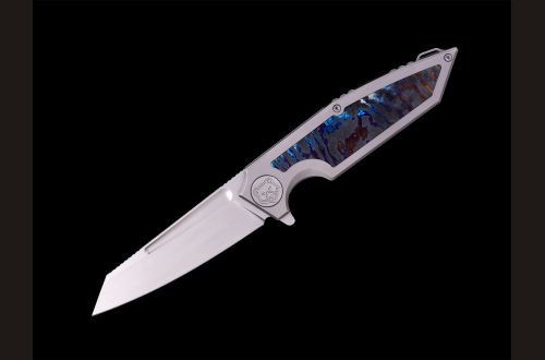 Складной нож "Баланс" из порошковой стали М390 вставка цирконий