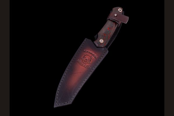 Нож "Баланс" цельнометаллический <span>(S390, хаотичный карбон)</span>