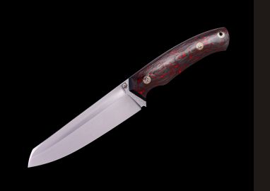 Нож "Баланс" цельнометаллический <span><span>(М398, хаотичный карбон)</span></span>