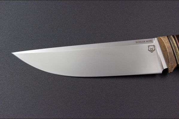 Нож Русский 2 <span>(Bohler M398, айронвуд, бронза)</span>