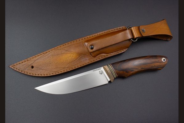 Нож Русский 2 <span>(Bohler M398, айронвуд, бронза)</span>