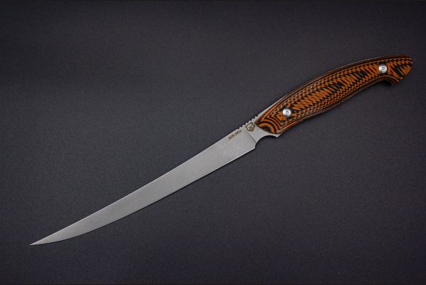 Нож Филейный цельнометалический <span>(сталь AUS-10Co , накладки из G10)</span>