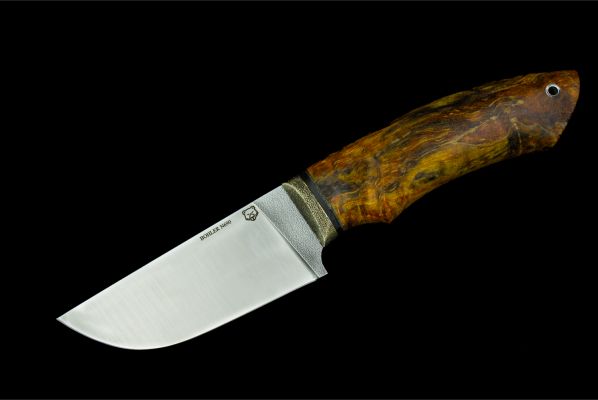Нож Медведь - premium <span>(N690, стабилизированная карельская береза)</span>