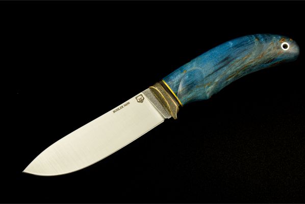 Нож Кабанчик <span>(N690, стабилизированная карельская берёза)</span>