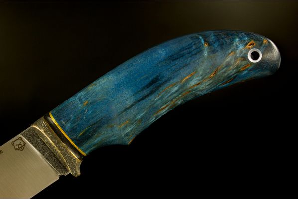 Нож Кабанчик <span>(N690, стабилизированная карельская берёза)</span>