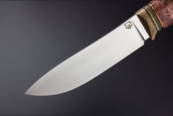 Нож Крит  <span>(М398, стабилизированный кап клена)</span> формованные ножны