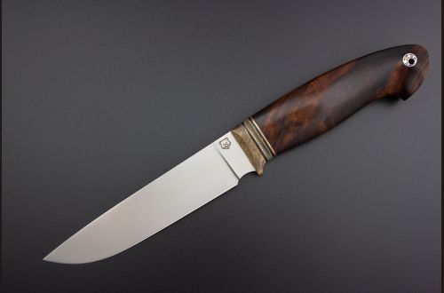 Нож Лиса <span>(Bohler M398, айронвуд, бронза)</span>