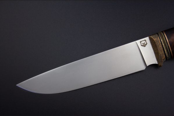 Нож Лиса <span>(Bohler M398, айронвуд, бронза)</span>