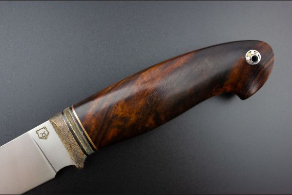 Нож Лиса <span>(Bohler M398, айронвуд, бронза)</span>