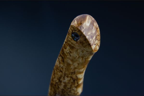 Нож Стриж  <span>(М398, стабилизированная карельская берёза)</span> формованные ножны