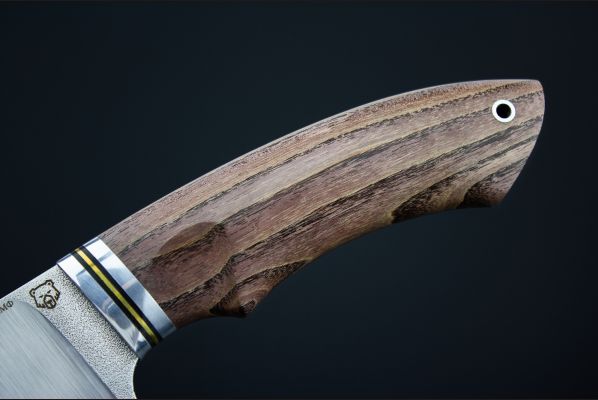 Нож Медведь-premium <span>(Х12МФ, Стабилизированный ясень)</span> 