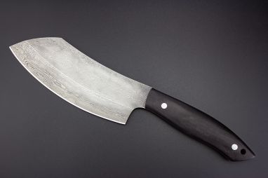 Топорик "Кухонный" цельнометаллический <span><span>(Дамаск, граб)</span></span>