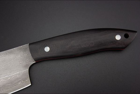 Топорик "Кухонный" цельнометаллический <span>(Дамаск, граб)</span>