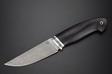 Нож Русский <span><span>(Дамаск, черный граб)</span></span>