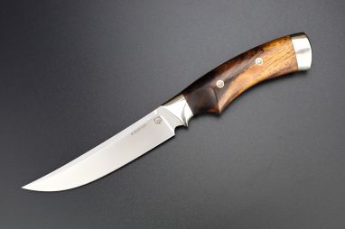 Нож Таймень <span><span>(М398, Айронвуд, Мозаичные пины)</span></span> Формованые ножны