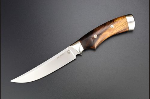 Нож Таймень <span>(М398, Айронвуд, Мозаичные пины)</span> Формованые ножны