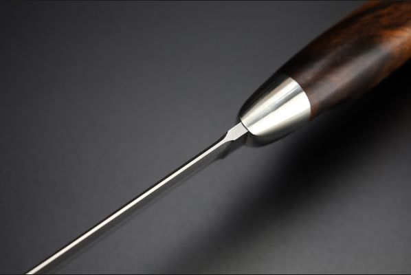 Нож Таймень <span>(М398, Айронвуд, Мозаичные пины)</span> Формованые ножны