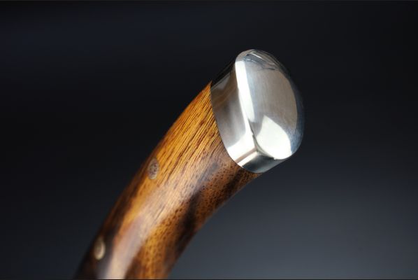 Нож Таймень <span>(М398, Айронвуд, Мозаичные пины)</span> Формованые ножны