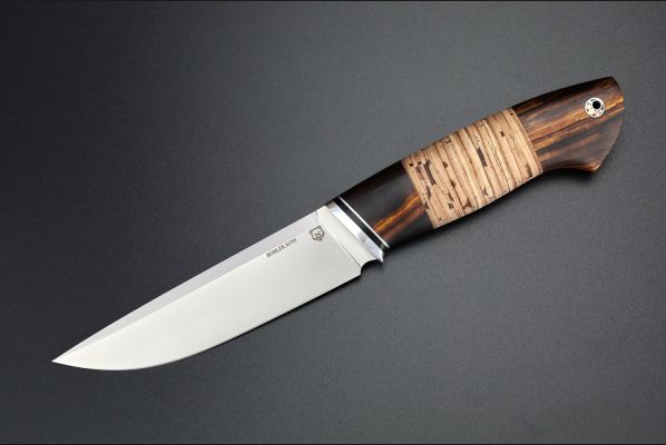 Нож Русский 2 <span>(М398, береста, айронвуд)</span>