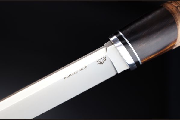 Нож Русский 2 <span>(М398, береста, айронвуд)</span>