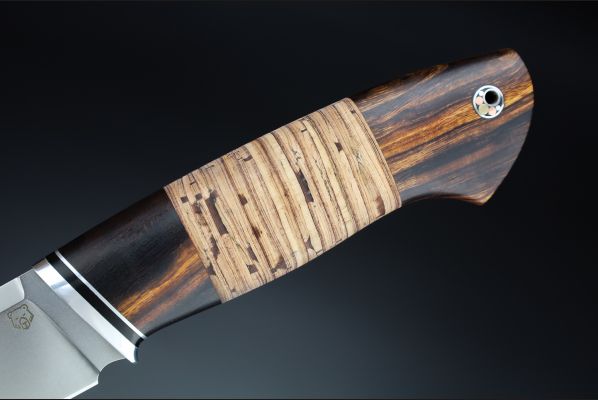 Нож Русский 2 <span>(М398, береста, айронвуд)</span>