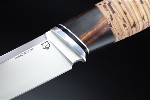 Нож Русский 2 <span>(М398, береста, айронвуд)</span>