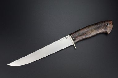 Нож Филейный <span><span>(М390, Стабилизированная карельская береза)</span></span> 