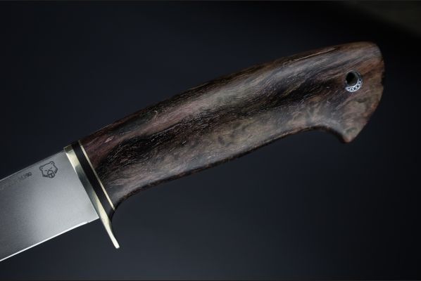 Нож Филейный <span>(М390, Стабилизированная карельская береза)</span> 