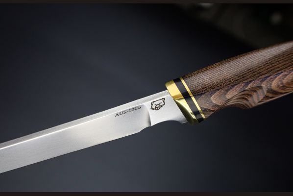 Нож Филейный <span>(AUS-10co, Стабилизированый ясень)</span>