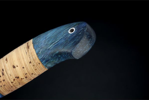 Нож Соболь <span>(Х12МФ, Стабилизированная карельская береза, Береста)</span>