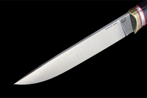 Нож Лиса <span>(N690, Стабилизированная карельская береза)</span>