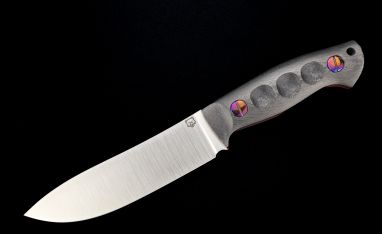 Нож Сибирь <span><span>(S390, карбон, цельнометаллический, титановые винты)</span></span>