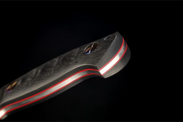 Нож Сибирь <span>(S390, карбон, цельнометаллический, титановые винты)</span>