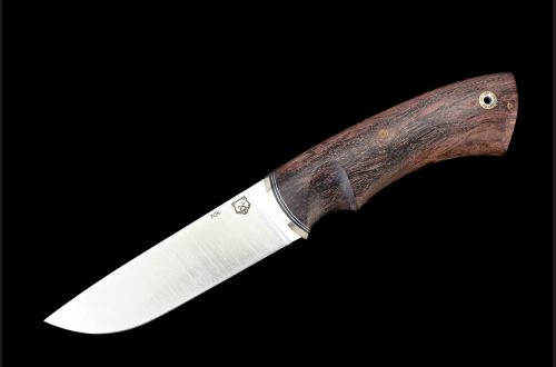 Нож Боровик-premium <span>(PGK, стабилизированная карельская береза, мозаичный пин под темляк)</span>