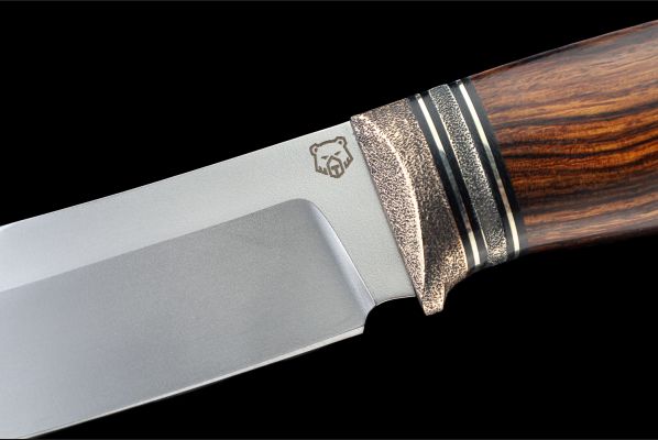 Нож Воркаут <span>(М398, айронвуд, мозаичный пин под темляк)</span>
