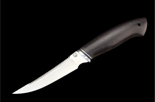 Нож Рыбак <span>(N690, чёрный граб)</span>