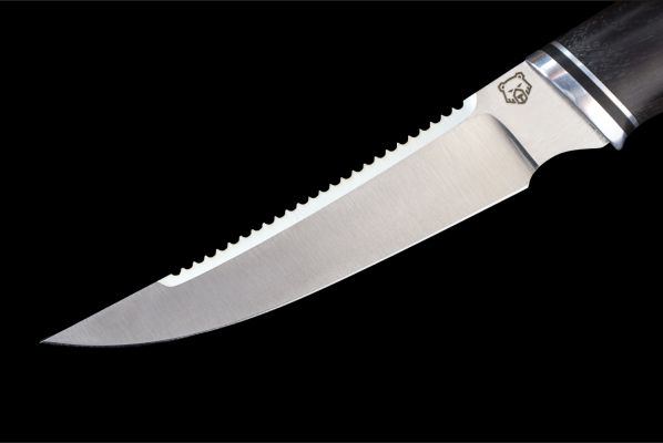 Нож Рыбак <span>(N690, чёрный граб)</span>