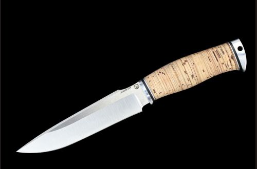Нож Ворон <span>(S390, береста, дюраль)</span>