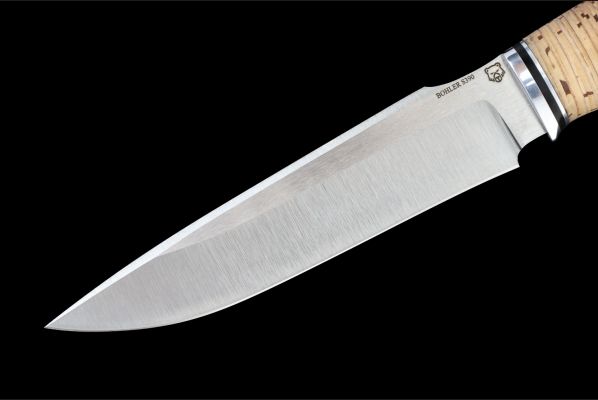 Нож Ворон <span>(S390, береста, дюраль)</span>
