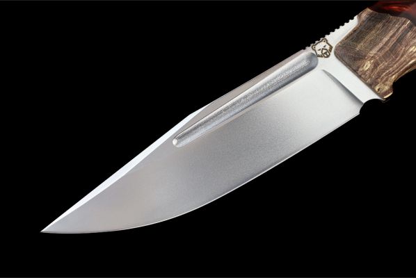 Нож Воркаут <span>(N690, стабилизированная карельская береза, акрил)</span>