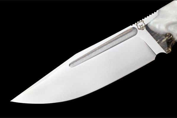 Нож Воркаут <span>(N690, стабилизированная карельская береза, акрил)</span>